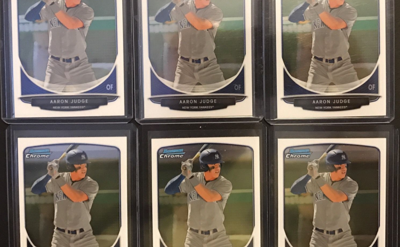 Yankees slugger Aaron Judge hits 2 more home runs, rookie card value starting to stabilize?