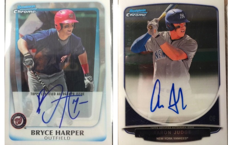 Bryce Harper vs Aaron Judge: Whose card would you rather have?