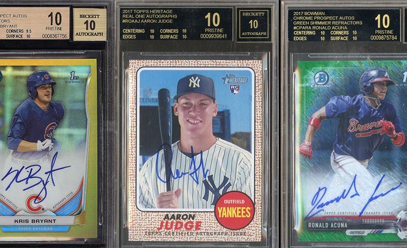 Several amazing graded baseball card auctions end today (Aaron Judge, Kris Bryant, more)