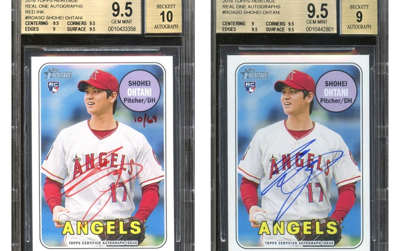 Ohtani homers in 3 straight home games, card value trends upward