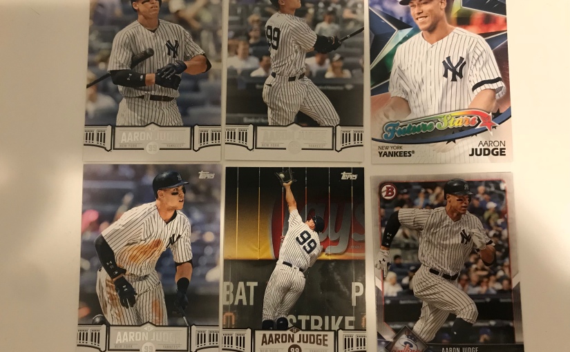 GIVEAWAY: Lot of Yankees Aaron Judge baseball cards