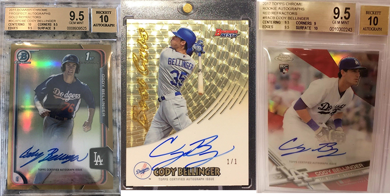 Highlighting NLCS MVP Cody Bellinger autograph rookie cards
