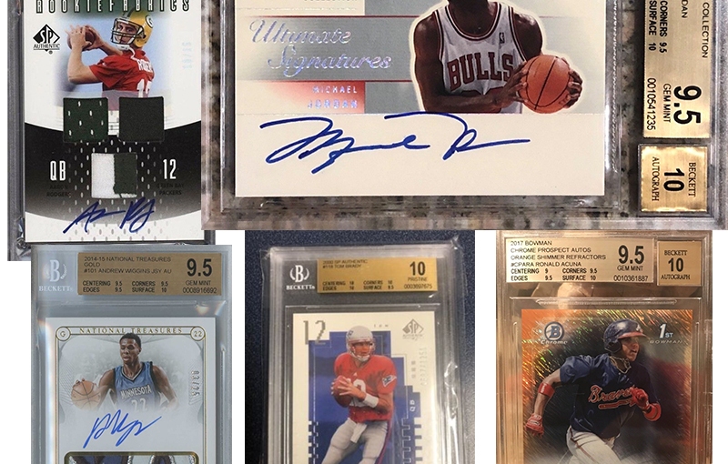 Bidders are willing to pay thousands for these sports cards