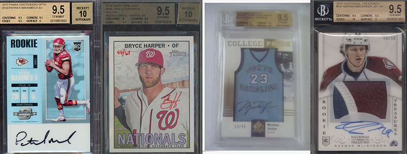 Another set of great autograph sports card auctions ending tonight (from all major sports!)