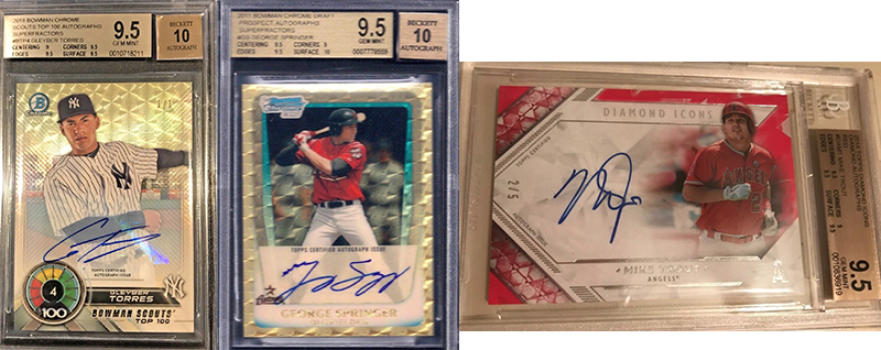 NEWLY LISTED: Two autograph superfractors head this amazing list!